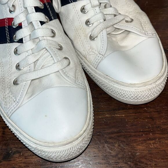 Polo by Ralph Lauren Shield Canvas Tennis Sneaker Casual Mens 4th of July shoes - Picture 10 of 10